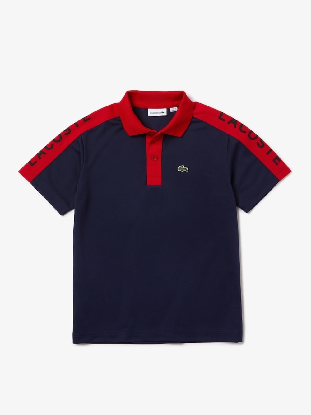 Kids' Lettered Bands Breathable Piqué Polo